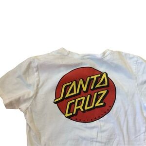Santa Cruz Skateboards White T-Shirt